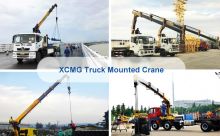 XCMG official 6.3 ton new truck mounted crane with telescopic boom SQ6.3SK3Q for sale
